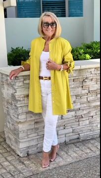 Reanah – Button-Up Longline Shirt Jacket