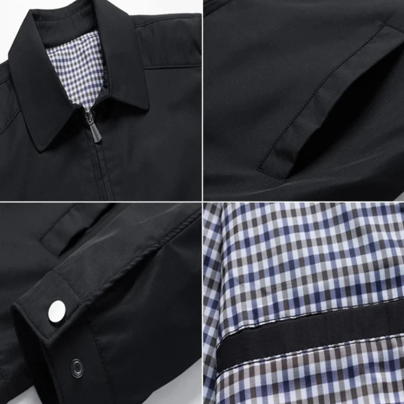 James – Tailored Check-Lined Jacket