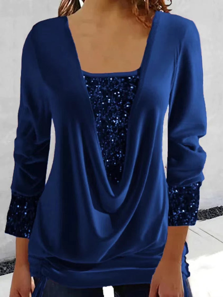 Cassandra – Draped Layered Top