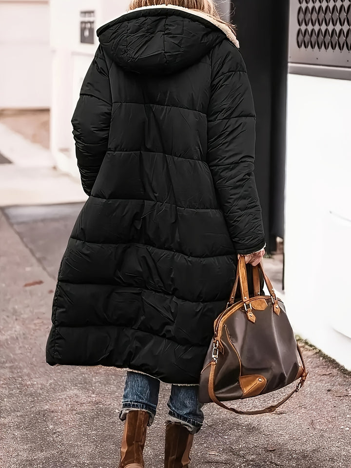 Becky – Oversized Sherpa-Lined Coat