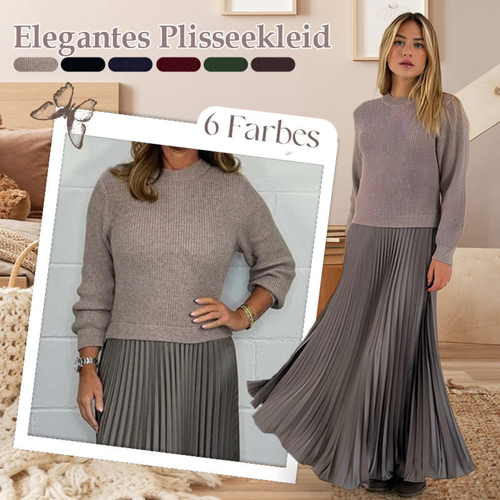 Sophie - Elegant Pleated Dress