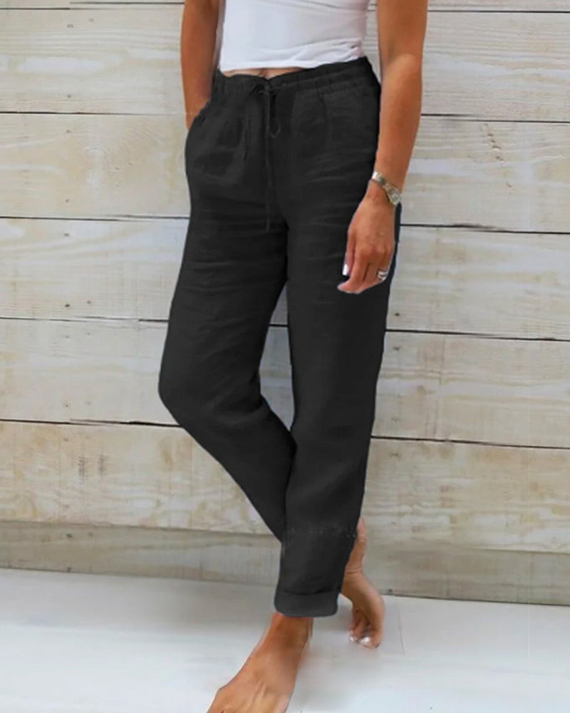 Kaelen – Relaxed Drawstring Trousers