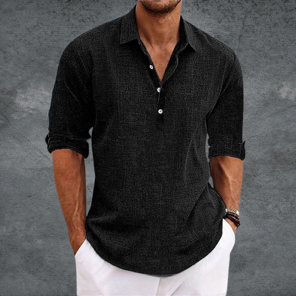 Henry – Textured Button-Up Shirt