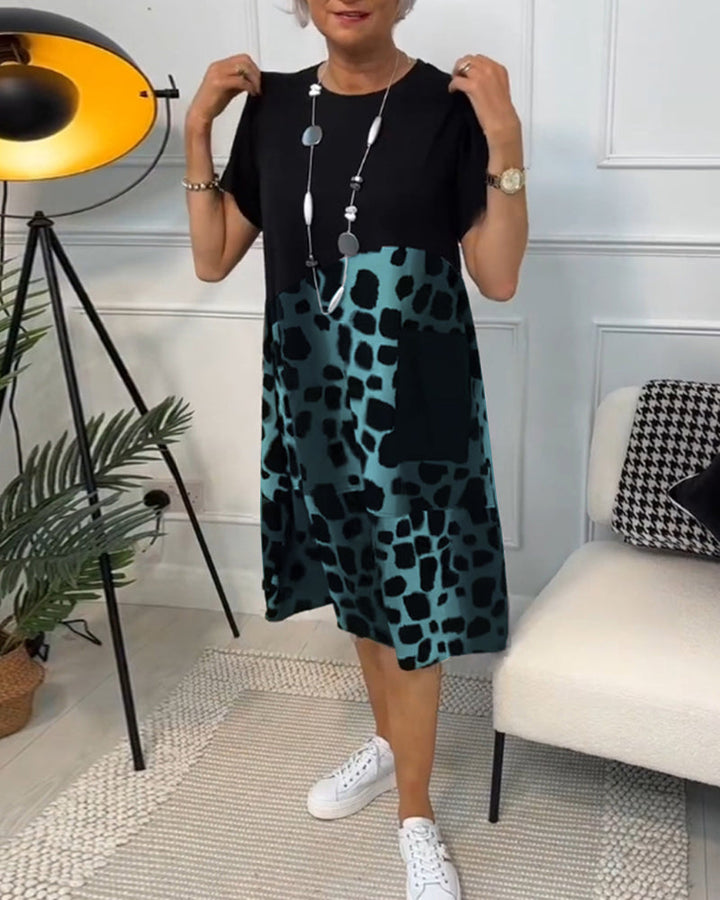 Lina - Airy Dress With Round Neckline