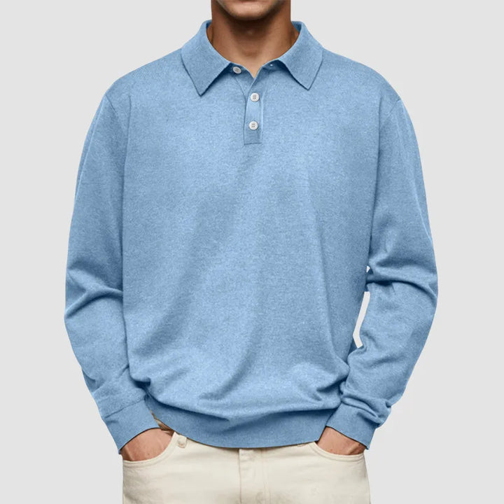 Finn – Classic Long Sleeve Polo Top