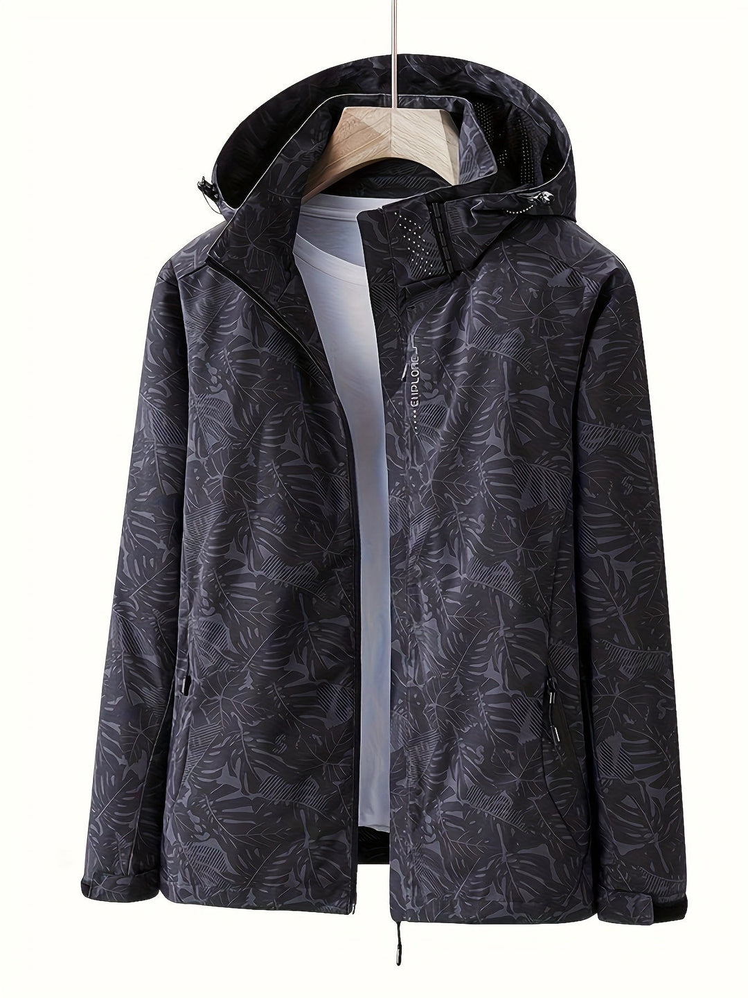 Lauren | Windproof Outdoor Jacket with Camouflage Print