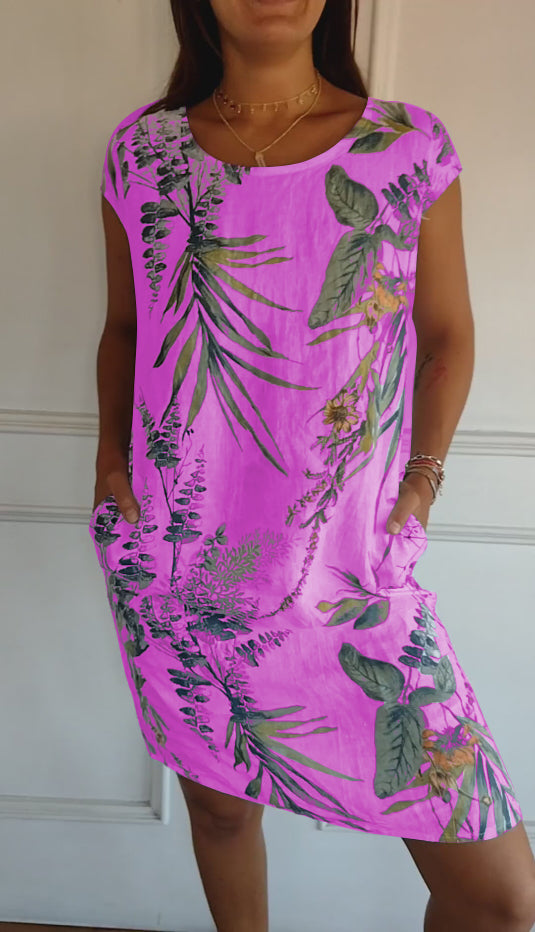 Liza – Relaxed Fit Printed Dress
