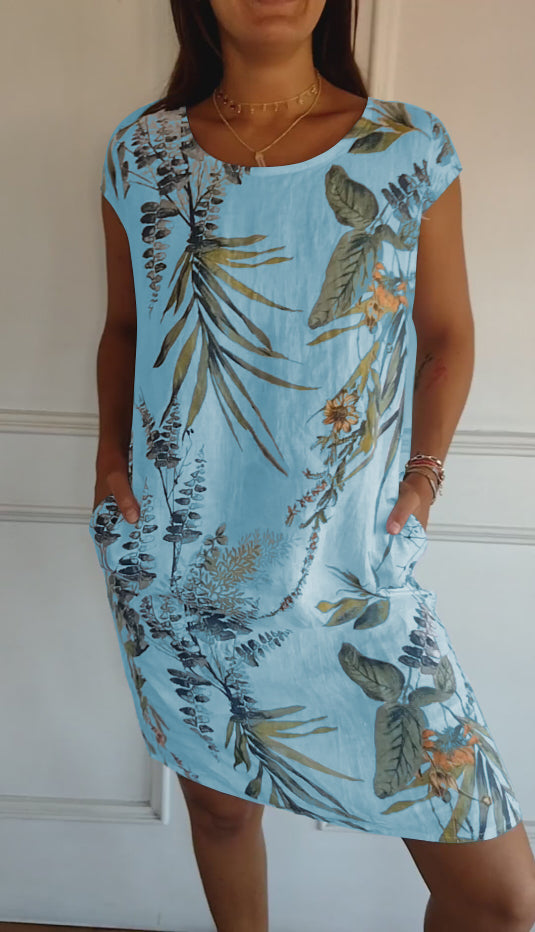 Liza – Relaxed Fit Printed Dress