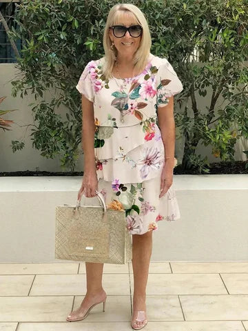 Dirra – Tiered Floral Dress