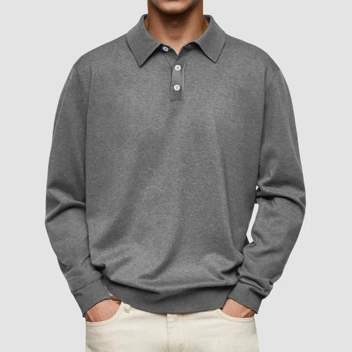 Finn – Classic Long Sleeve Polo Top