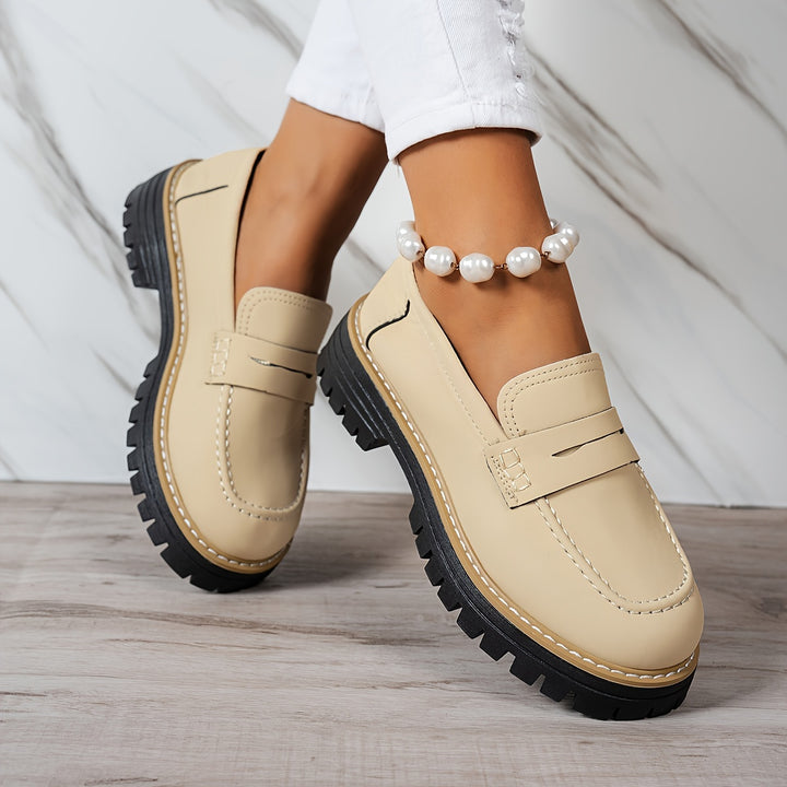 Tamsin – Chunky Sole Penny Loafers