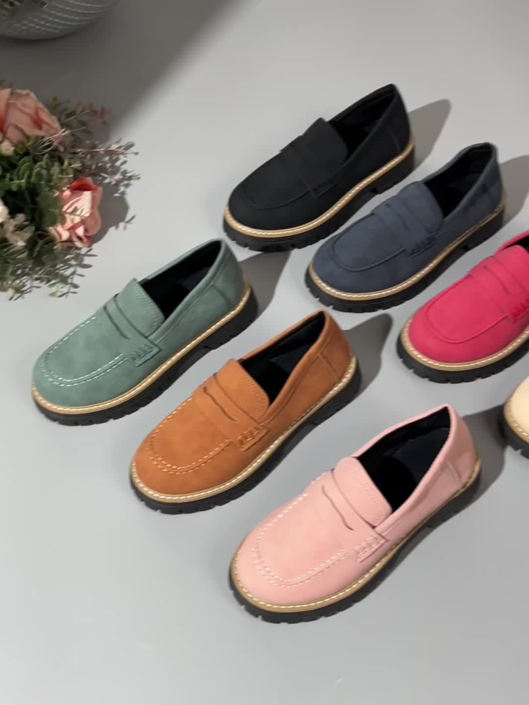 Tamsin – Chunky Sole Penny Loafers