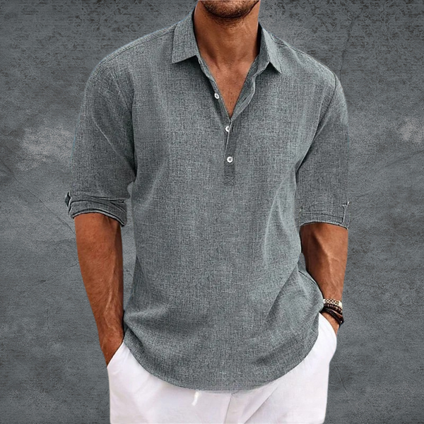Henry – Textured Button-Up Shirt