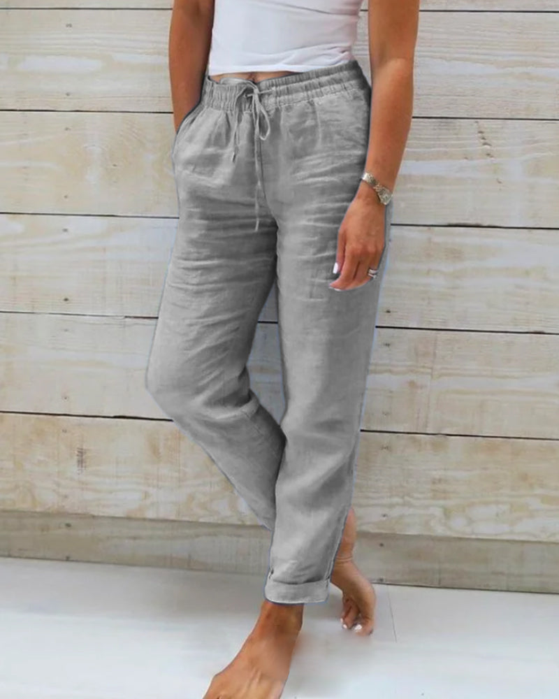 Kaelen – Relaxed Drawstring Trousers