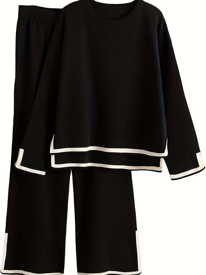 Blythe – Contrast Trim Lounge Set