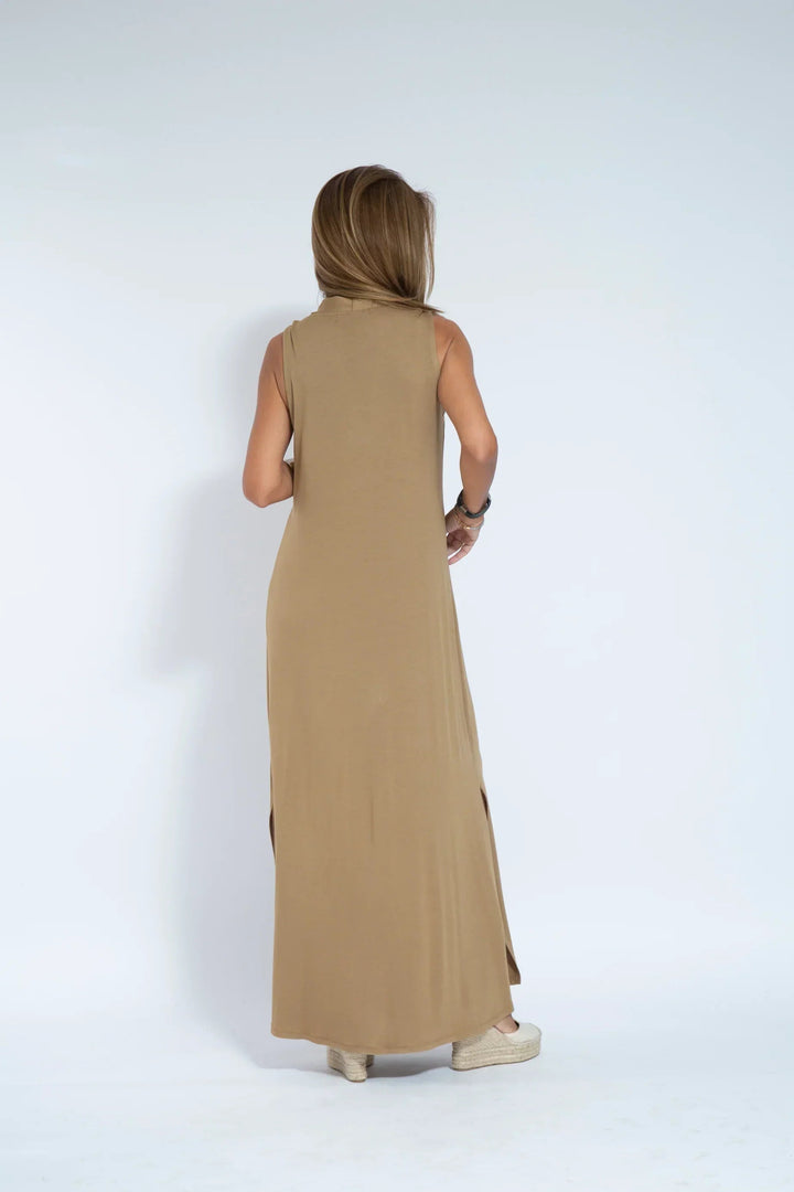 Carmela - Elegant Long Dress With Cardigan