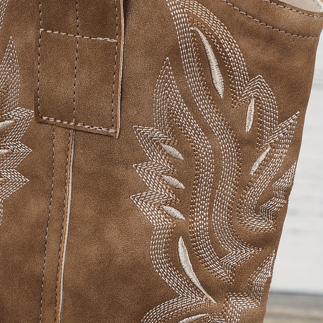 Sierra – Stacked Heel Cowboy Boots