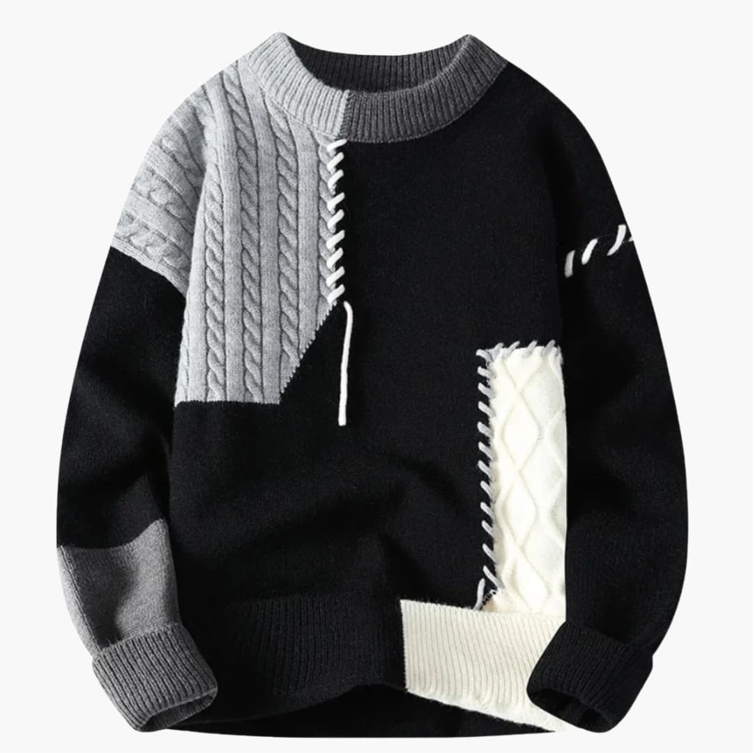 Mico – Patchwork Knit Sweater