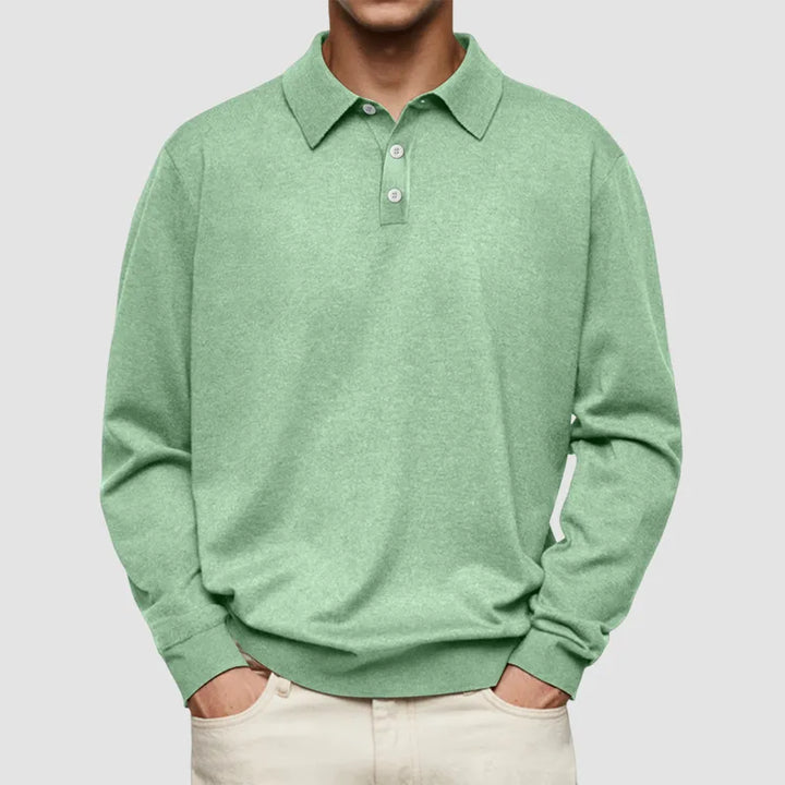 Finn – Classic Long Sleeve Polo Top