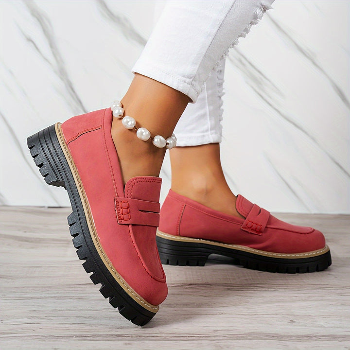 Tamsin – Chunky Sole Penny Loafers