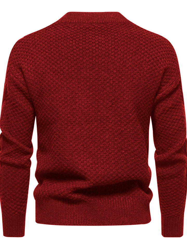 Clayton – Textured Cable Knit Sweater