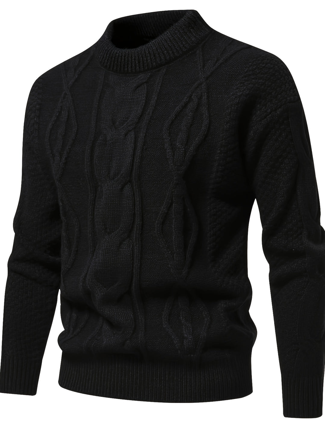 Clayton – Textured Cable Knit Sweater