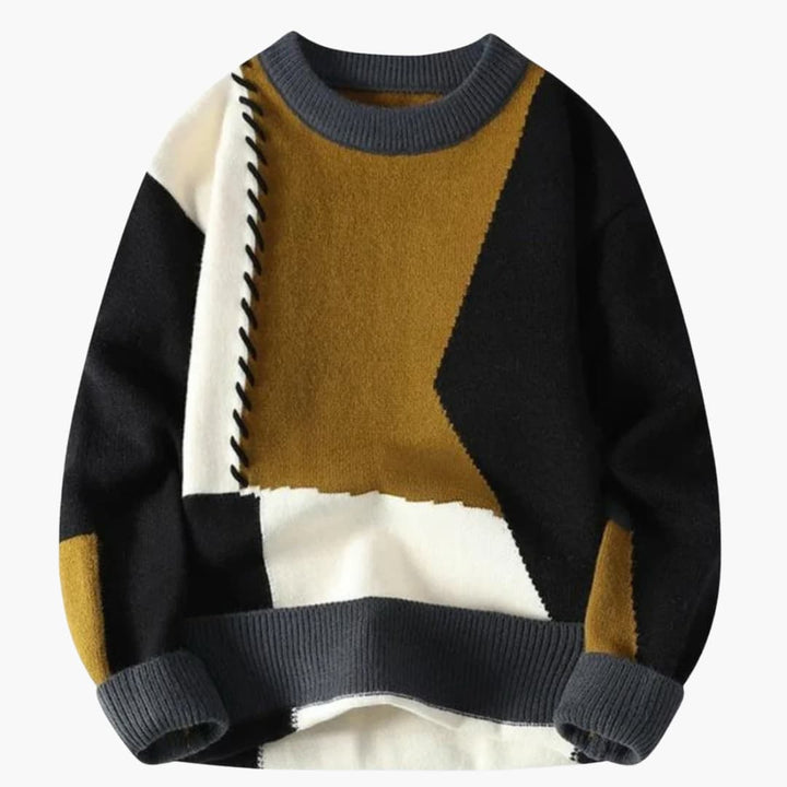 Mico – Patchwork Knit Sweater