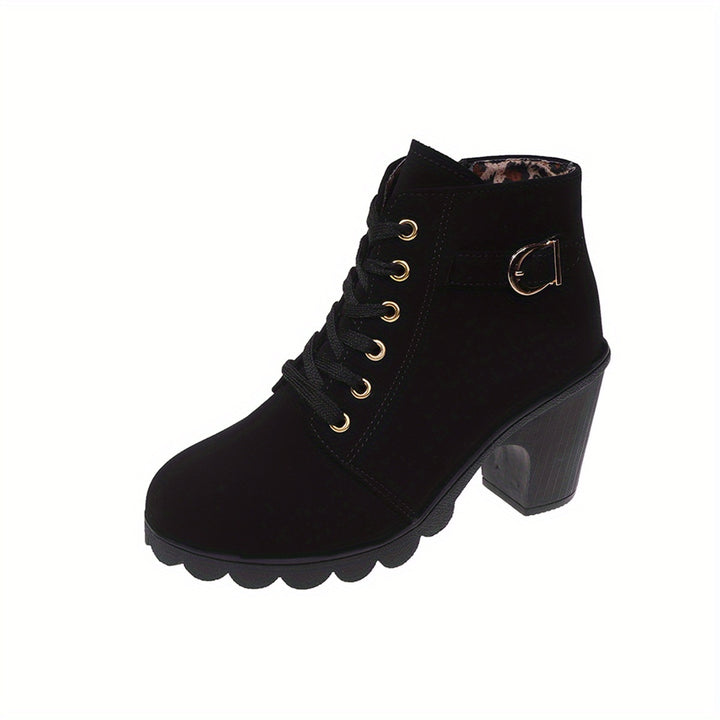 Riley – Heeled Side Zipper Ankle Boots