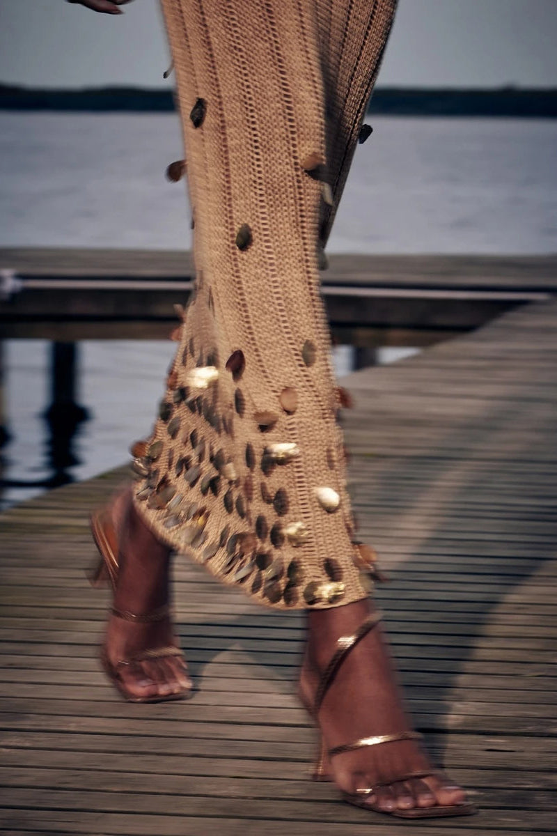 Dolly - Knitted Maxi Dress With Feminine Silhouette
