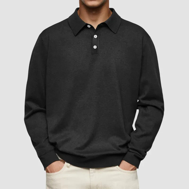 Finn – Classic Long Sleeve Polo Top