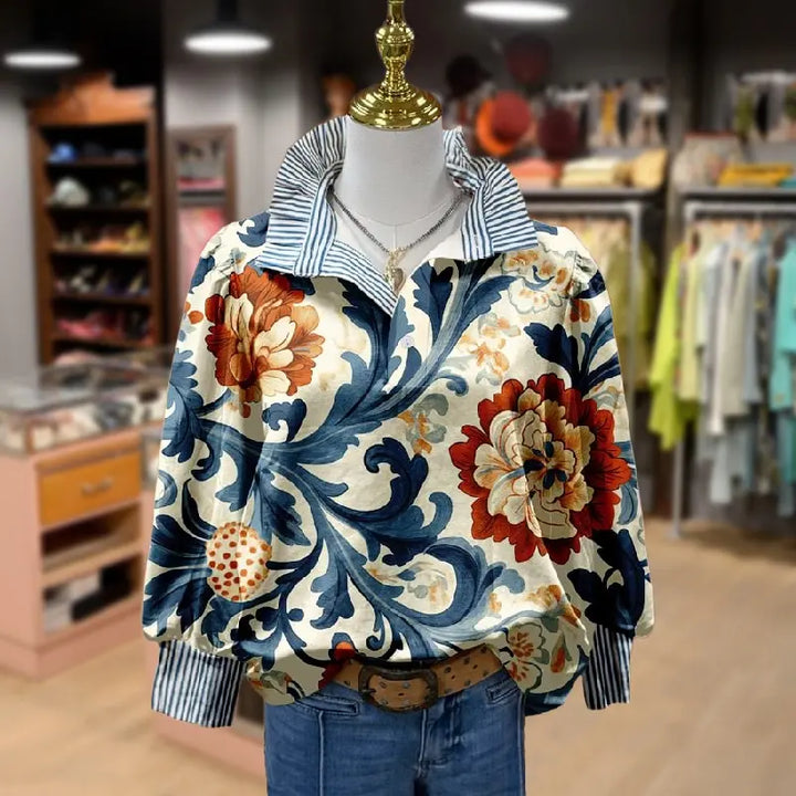 Serenity – Vintage Floral Blouse