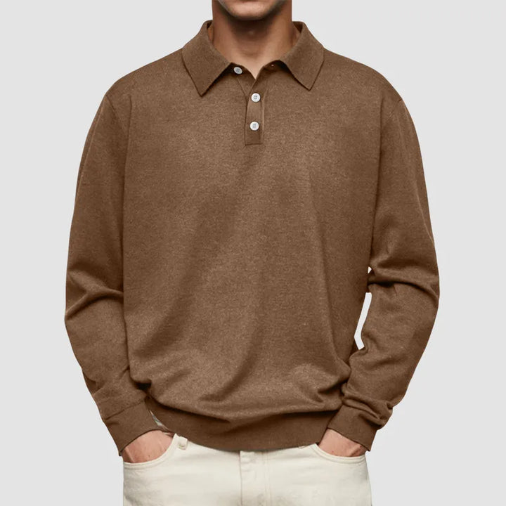 Finn – Classic Long Sleeve Polo Top