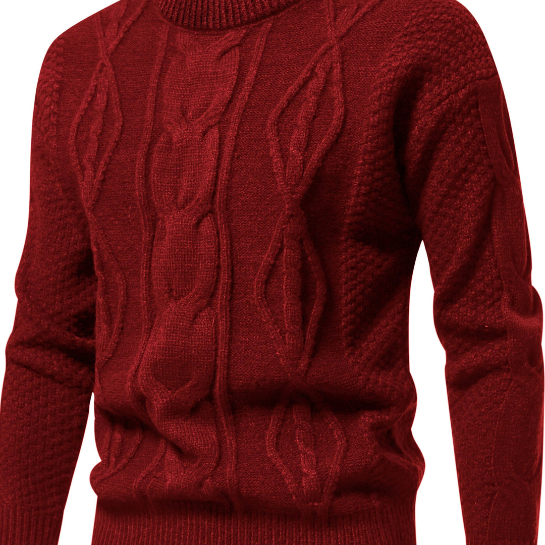 Clayton – Textured Cable Knit Sweater
