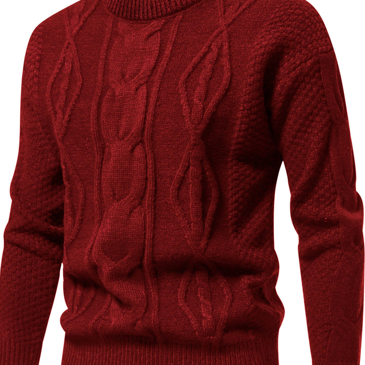 Clayton – Textured Cable Knit Sweater
