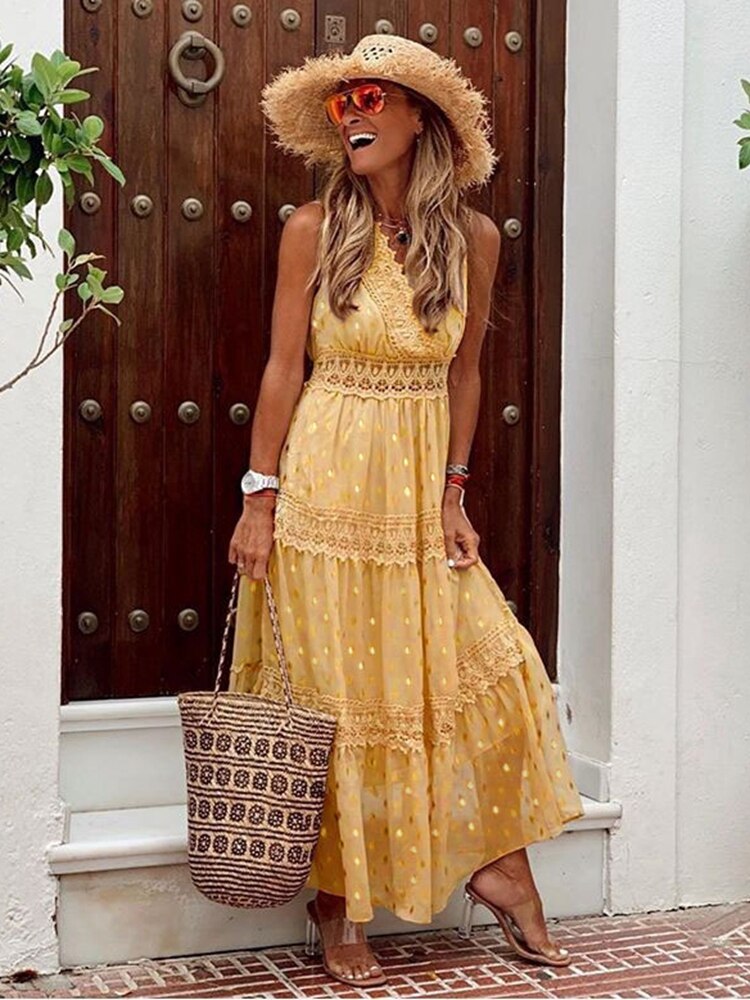 Joanna - Boho Maxi Dress