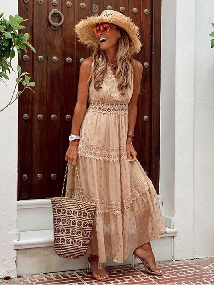 Joanna - Boho Maxi Dress