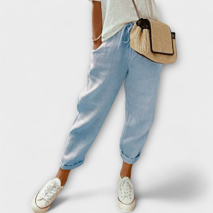 Bella - Stylish and Relaxed Linen Trousers