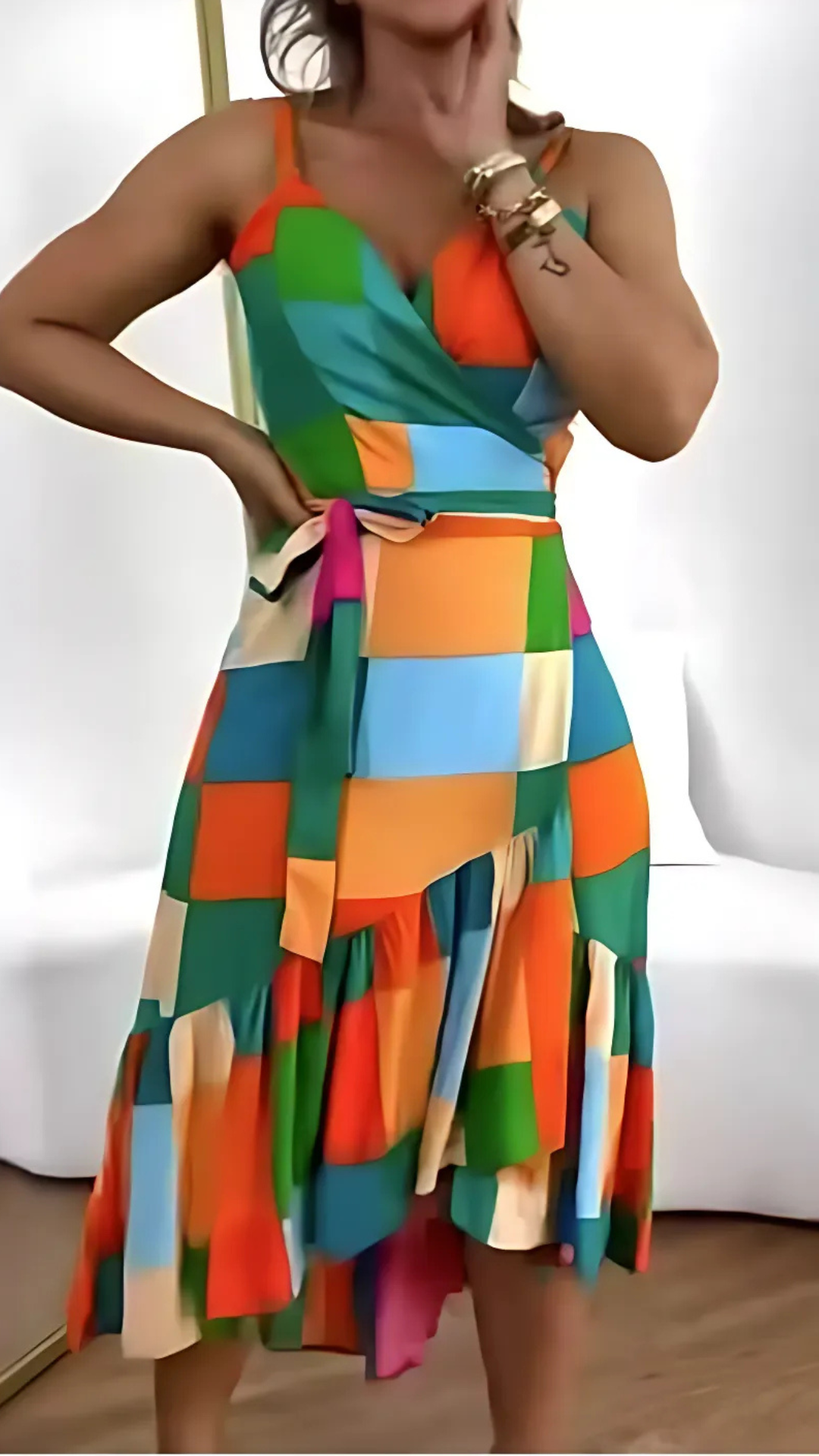 Britte - Tunic Dress With Resort Print