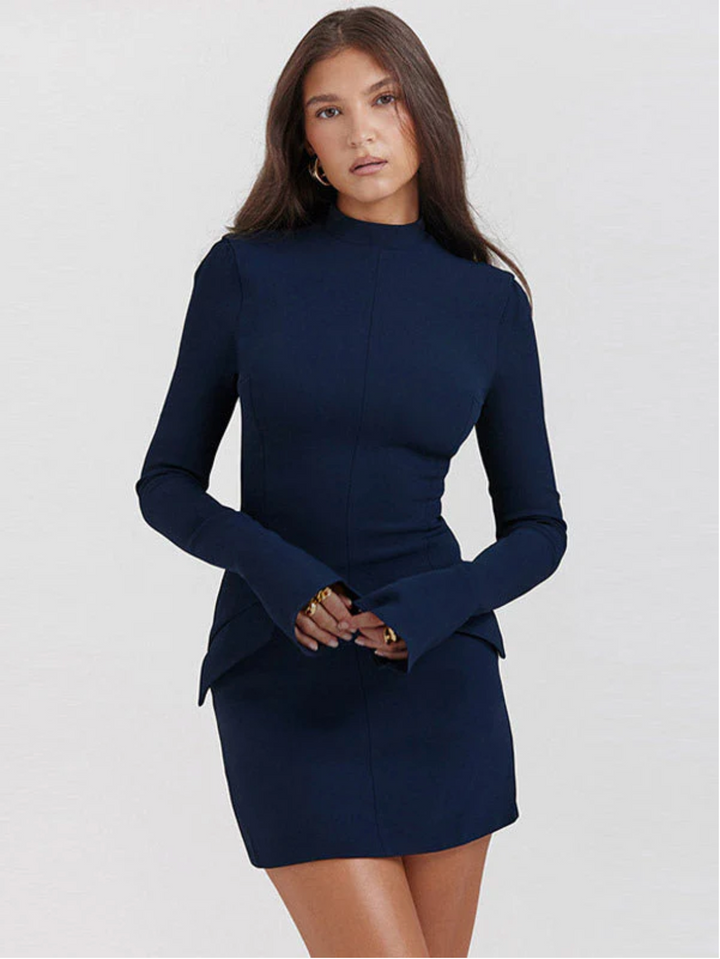 Caroline - Lapel Dress