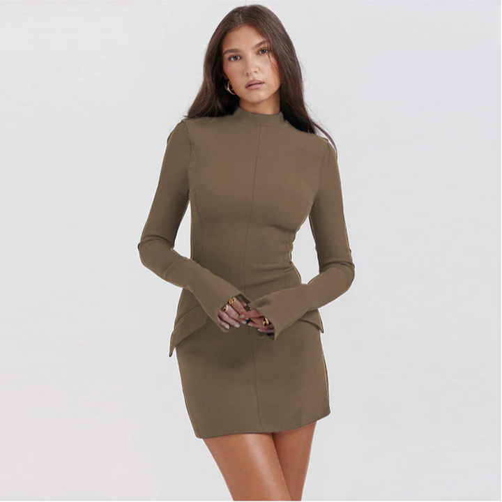 Caroline - Lapel Dress