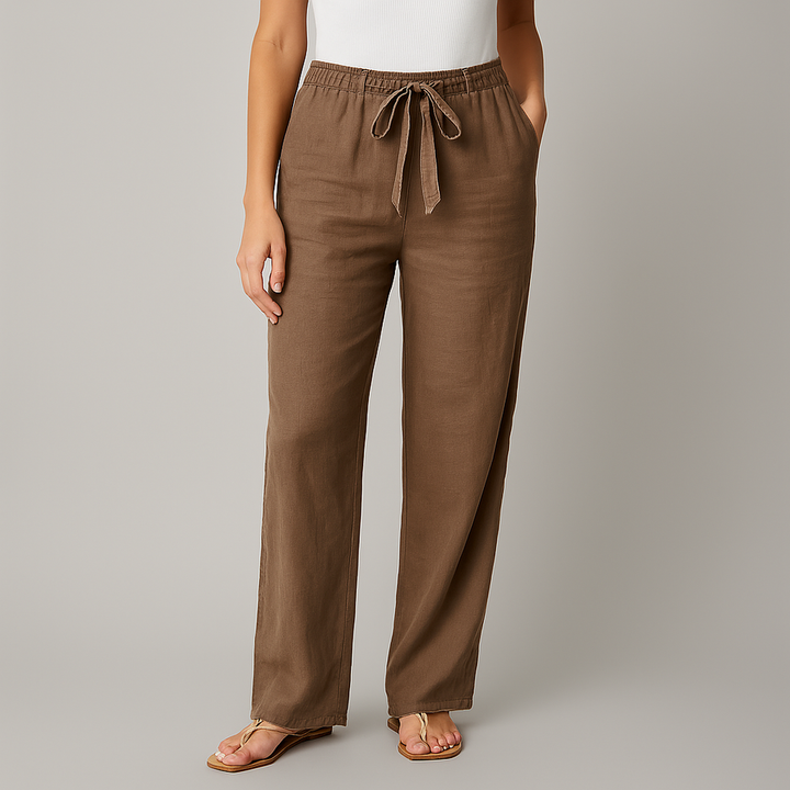 Gwyneth – Elegant Tie-Waist Pants
