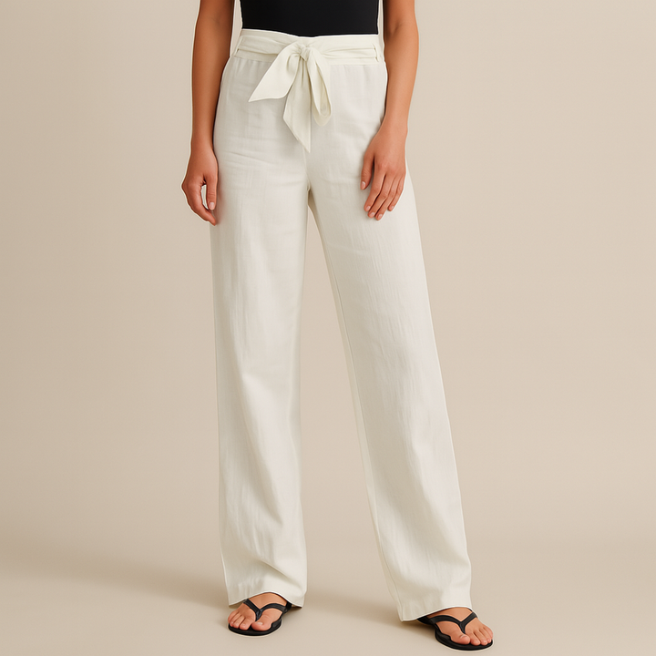 Gwyneth – Elegant Tie-Waist Pants