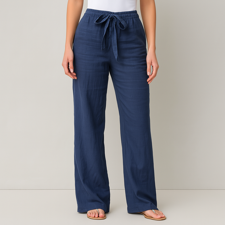 Gwyneth – Elegant Tie-Waist Pants