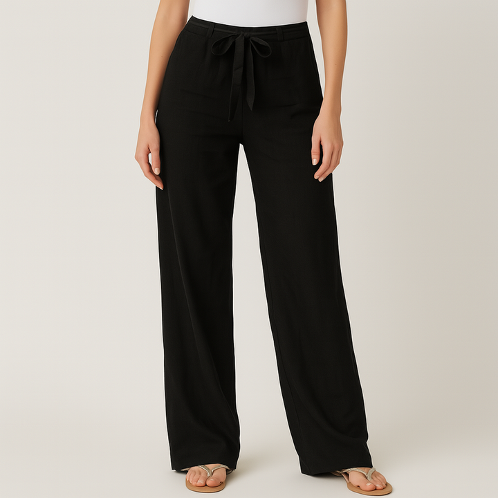 Gwyneth – Elegant Tie-Waist Pants
