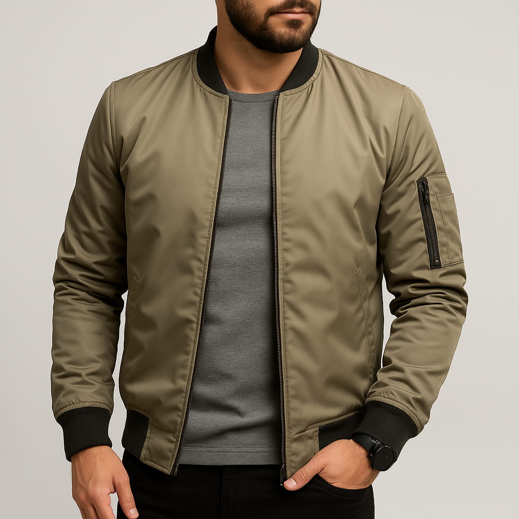 Jacob – Zip-Up Bomber Jacket