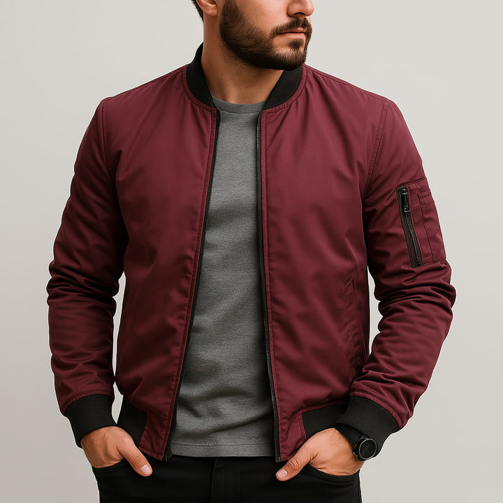 Jacob – Zip-Up Bomber Jacket