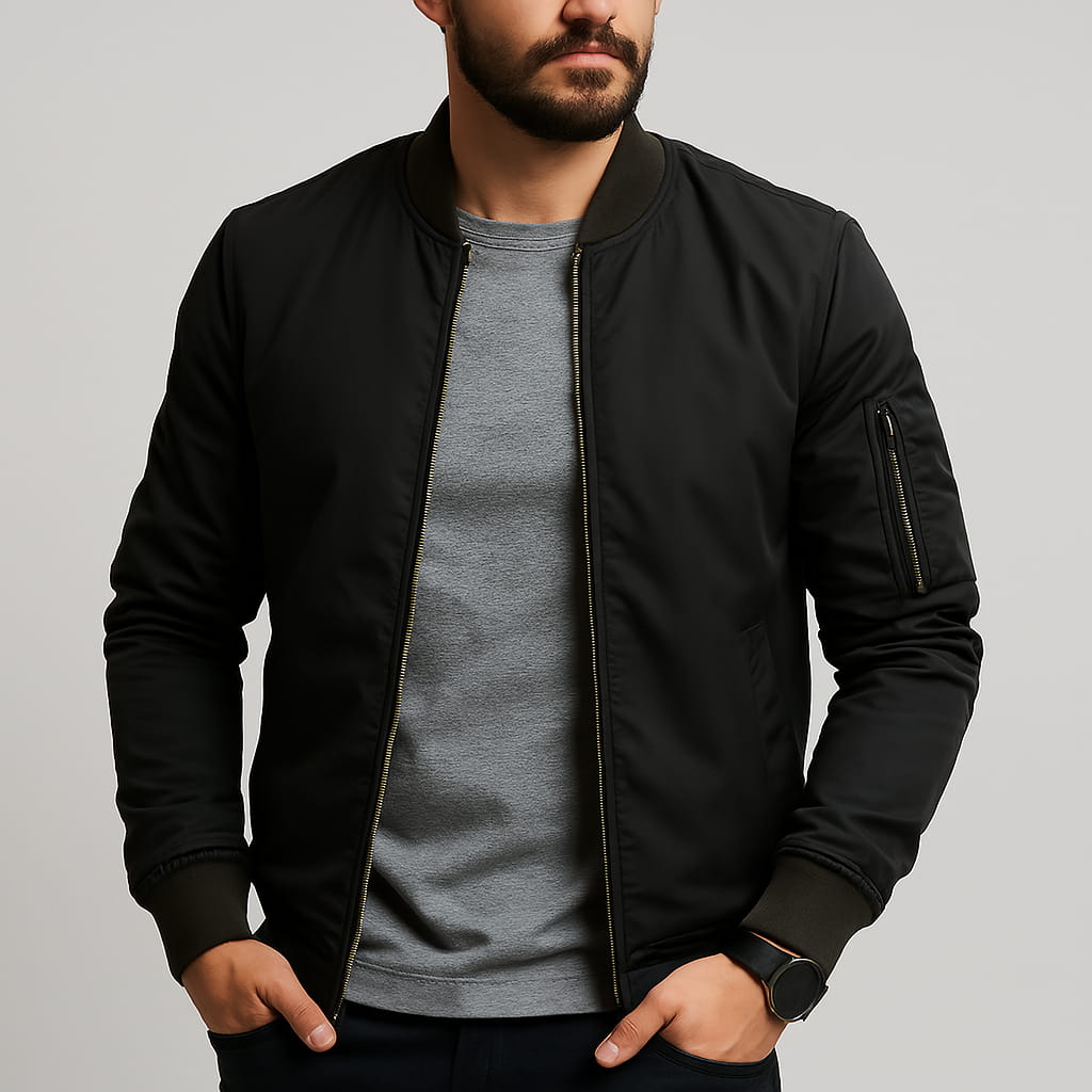 Jacob – Zip-Up Bomber Jacket