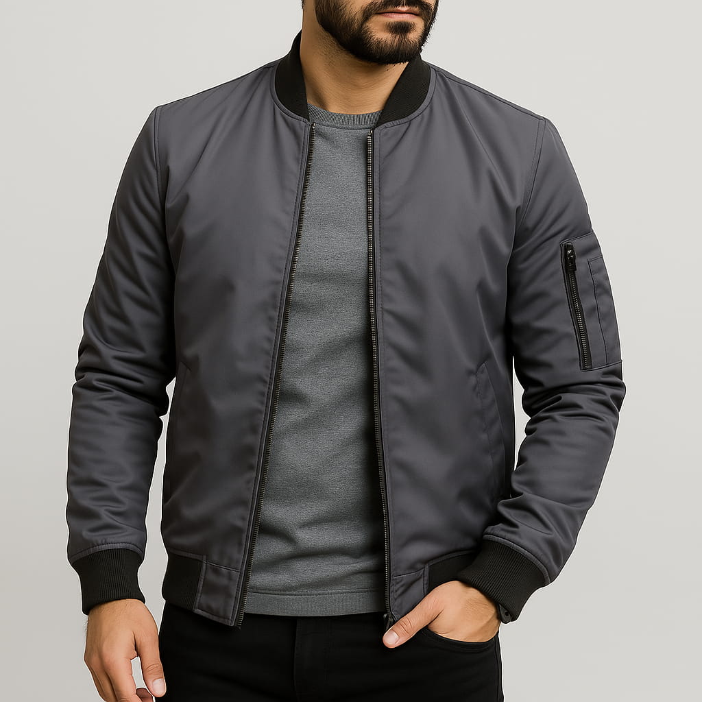 Jacob – Zip-Up Bomber Jacket