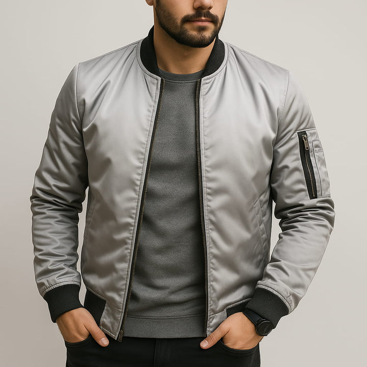 Jacob – Zip-Up Bomber Jacket