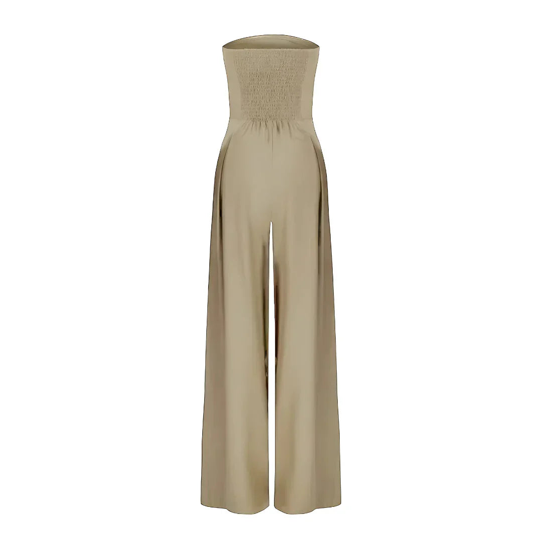 Malene – Strapless Wide-Leg Jumpsuit